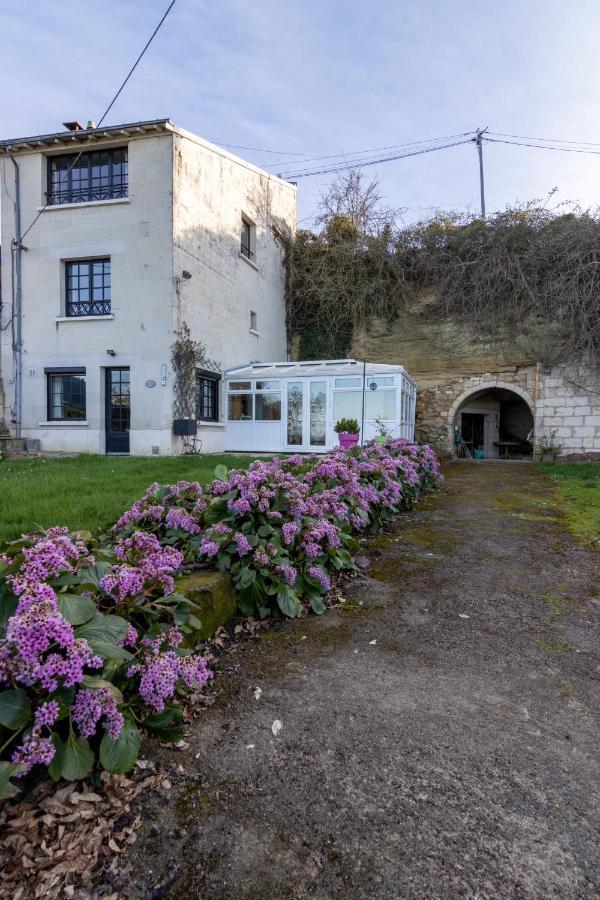 Maison Chaleureuse-Grand Jardin-Proche Saumur Parnay Exteriör bild